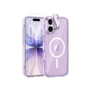 Saiuxiu iPhone  MagSafe Case – Frosted Edge Clear
