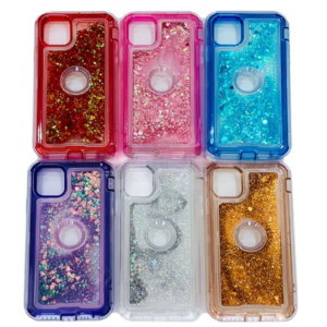 iPhone 14 Pro Max Liquid Floating Case Sparkle Protective Heavy Duty cover
